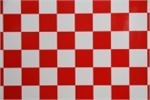 2MTR ORACOVER FUN-3 LARGE CHEQ.WHITE/RED